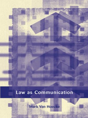 cover image of Law as Communication